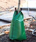 Watering bags for recently planted trees and bushes
