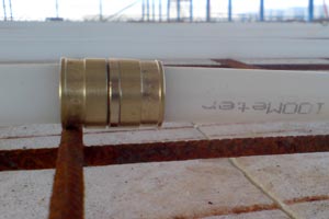 Coupling for underfloor heating