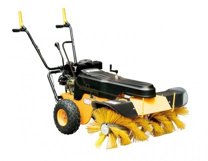Sweeper with rotating brush, gasoline engine 6.5hp