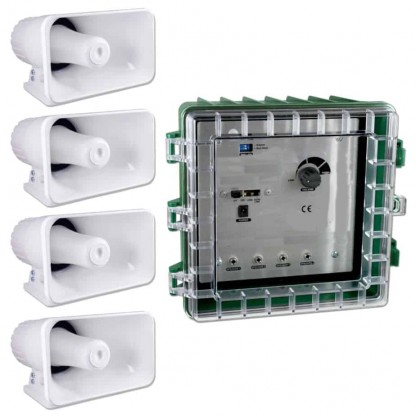 Goose and geese bird deterrent electronically with 4 audio-ballast 220volt