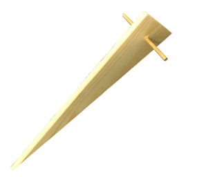 Wooden anchorage stick length 300mm