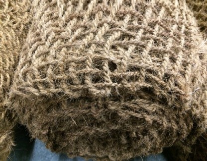 Coconut mesh mat 17x20 mm 700gr/m² 2x50m/roll