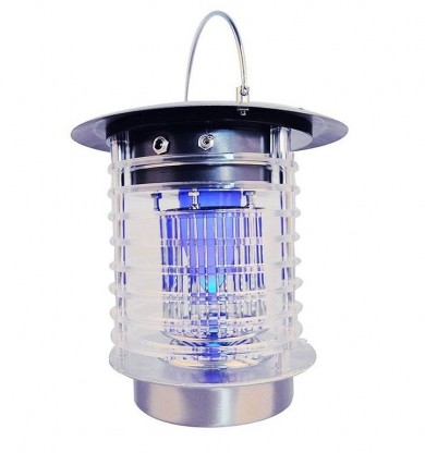 Solar powered insect killer portable