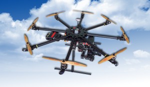 Radio controlled helicopter with camera surveillance