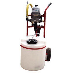 Mobile trolley & tank for dose