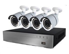 CCTV camera 4CH 5.0 MP DVR with 4 cameras 6TB hard drive