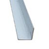 V-profile in PVC length 2mt suitable for mounting 10mm channel disc 5M8001 14x14 mm